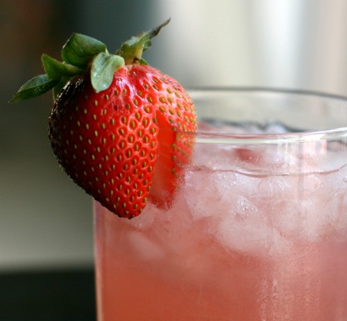 “Rites of Spring” Strawberry Rhubarb Cocktail